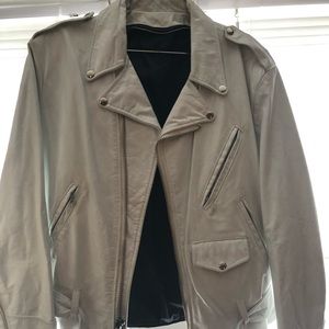 Vintage white motorcycle jacket